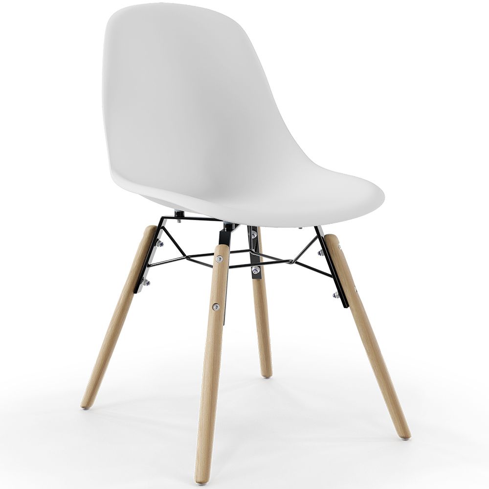Dining Chair - Scandinavian Design - Wooden Legs - Skögur image 8
