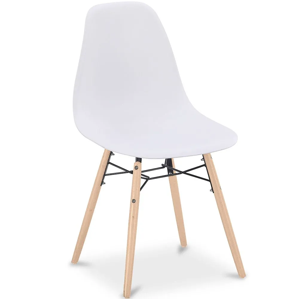 Dining Chair - Scandinavian Design - Wooden Legs - Skögur image 8
