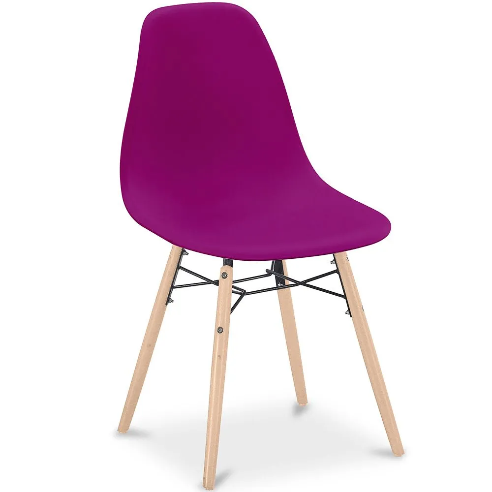 Dining Chair - Scandinavian Design - Wooden Legs - Skögur image 8