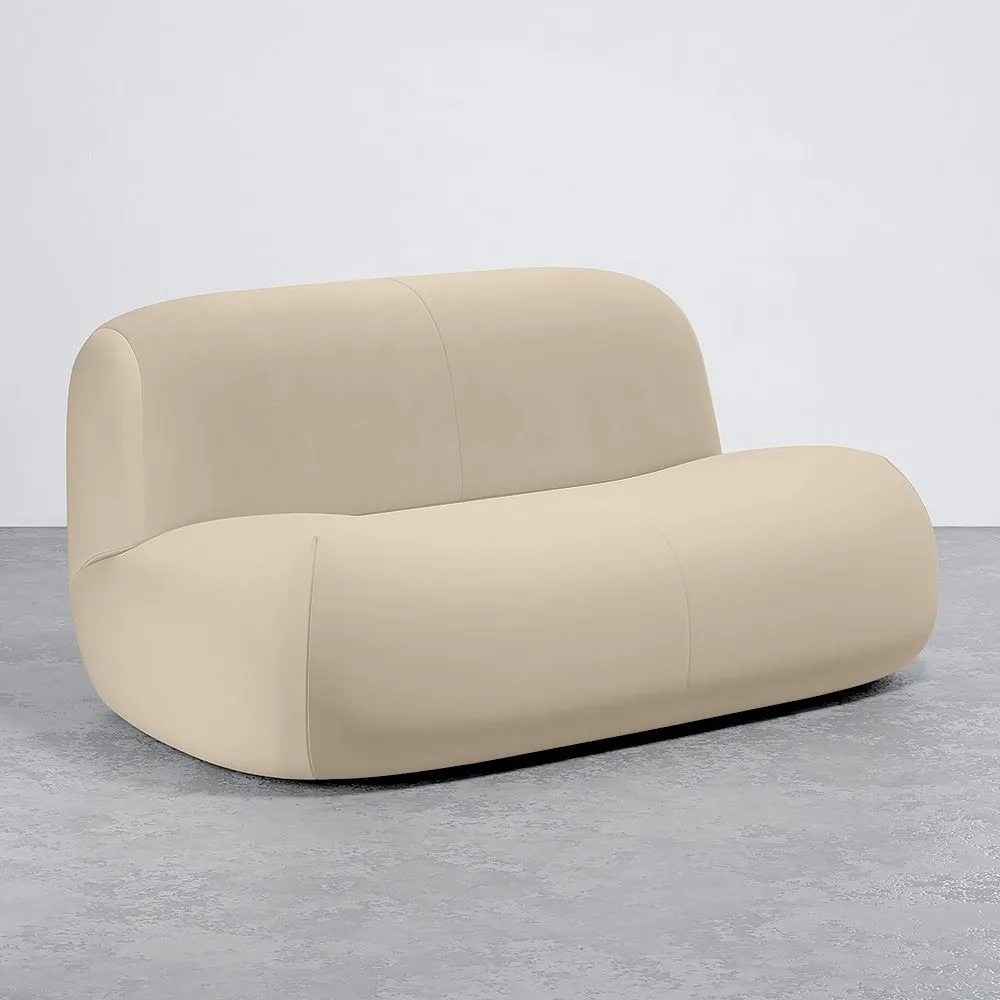 Modern Minimalist Curved Design Velvet Upholstered Sofa - Comfort and Contemporary Style - Büba image 8