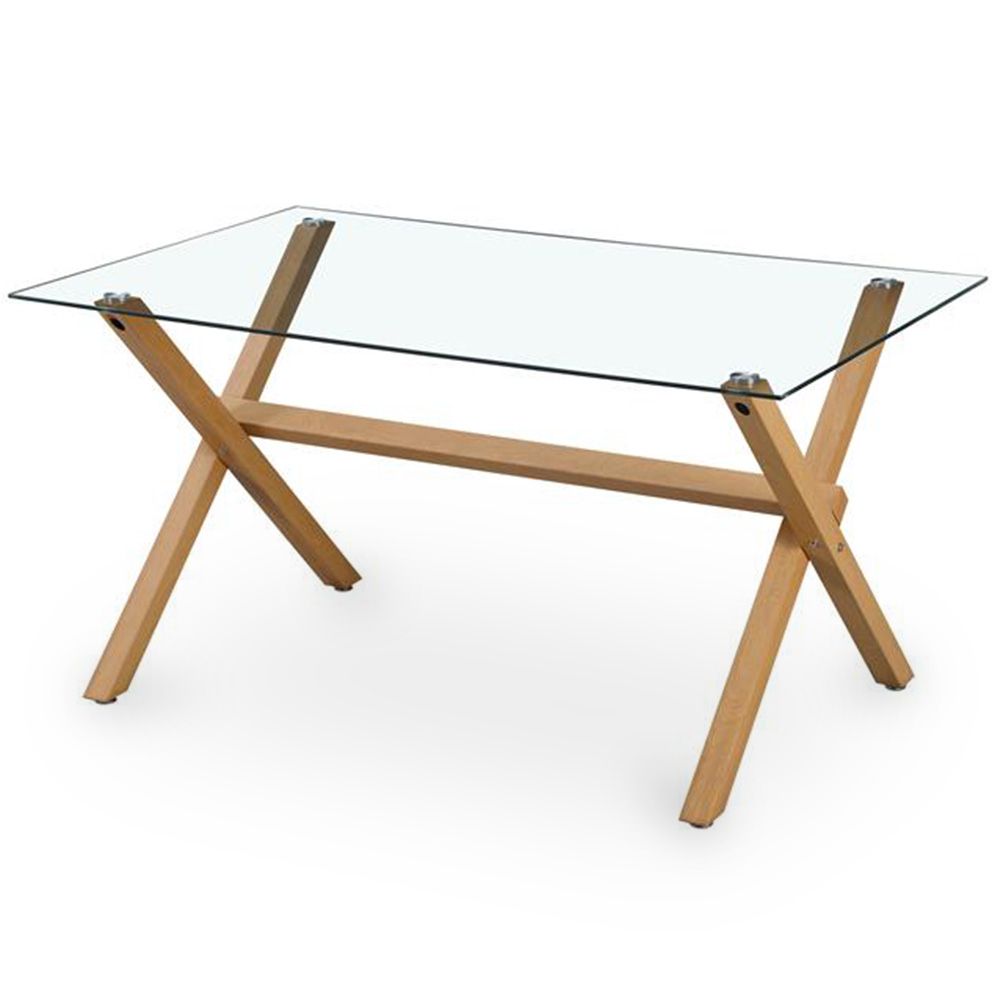 Rectangular Dining Table - Scandinavian Design - 6 Diners - Tesfa image 8