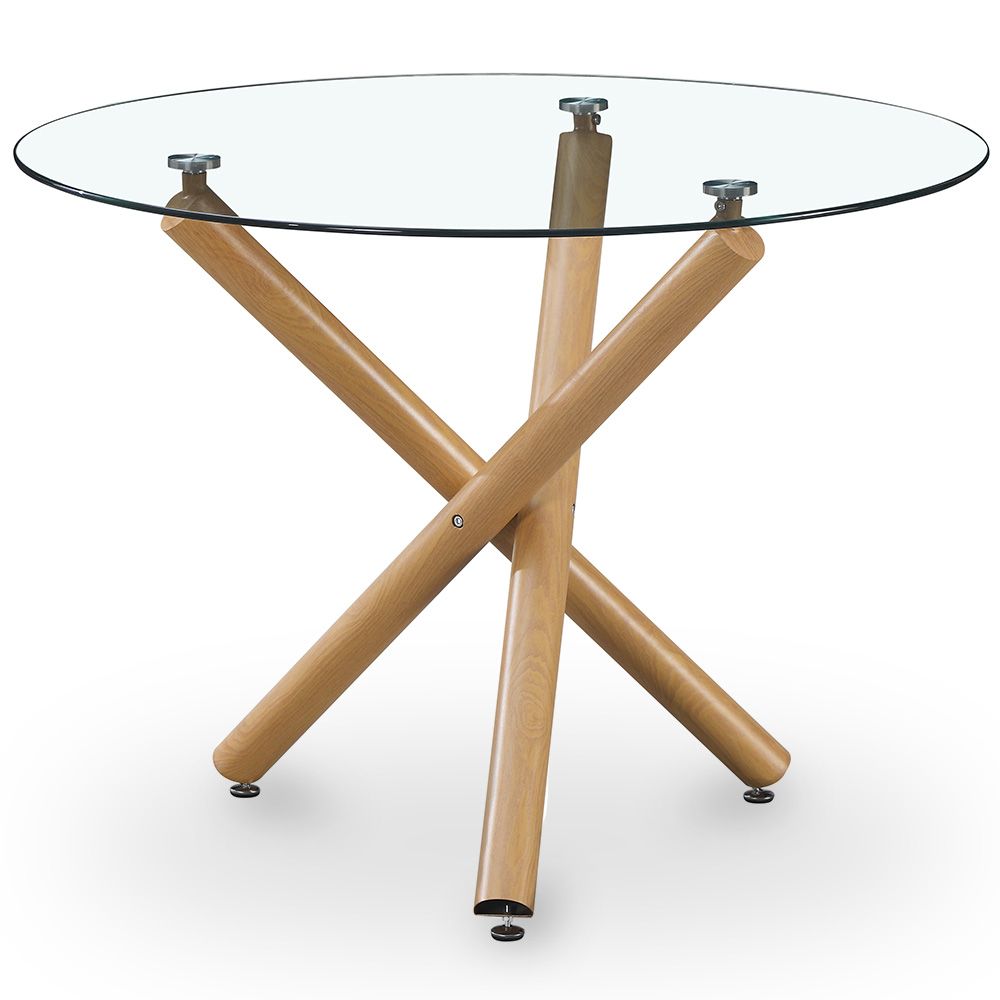 Round Dining Table - Scandinavian Design - 4/5 Diners - Tesfa image 8