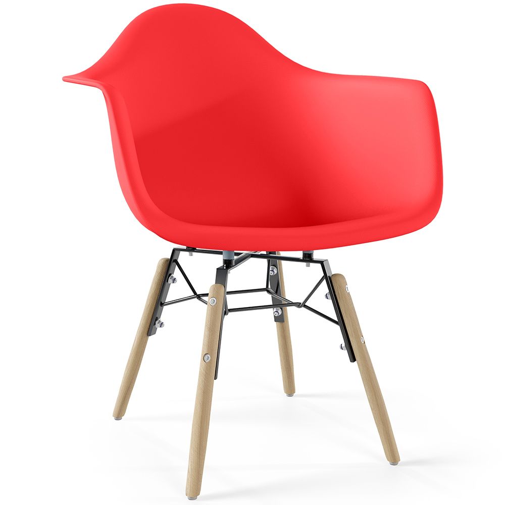 Children's Chair Scandinavian Design - Wooden Legs - Nordika image 8