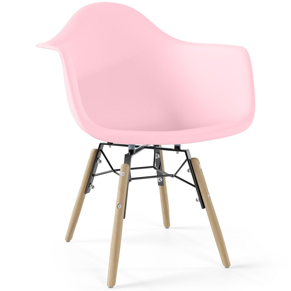 Children's Chair Scandinavian Design - Wooden Legs - Nordika image 8