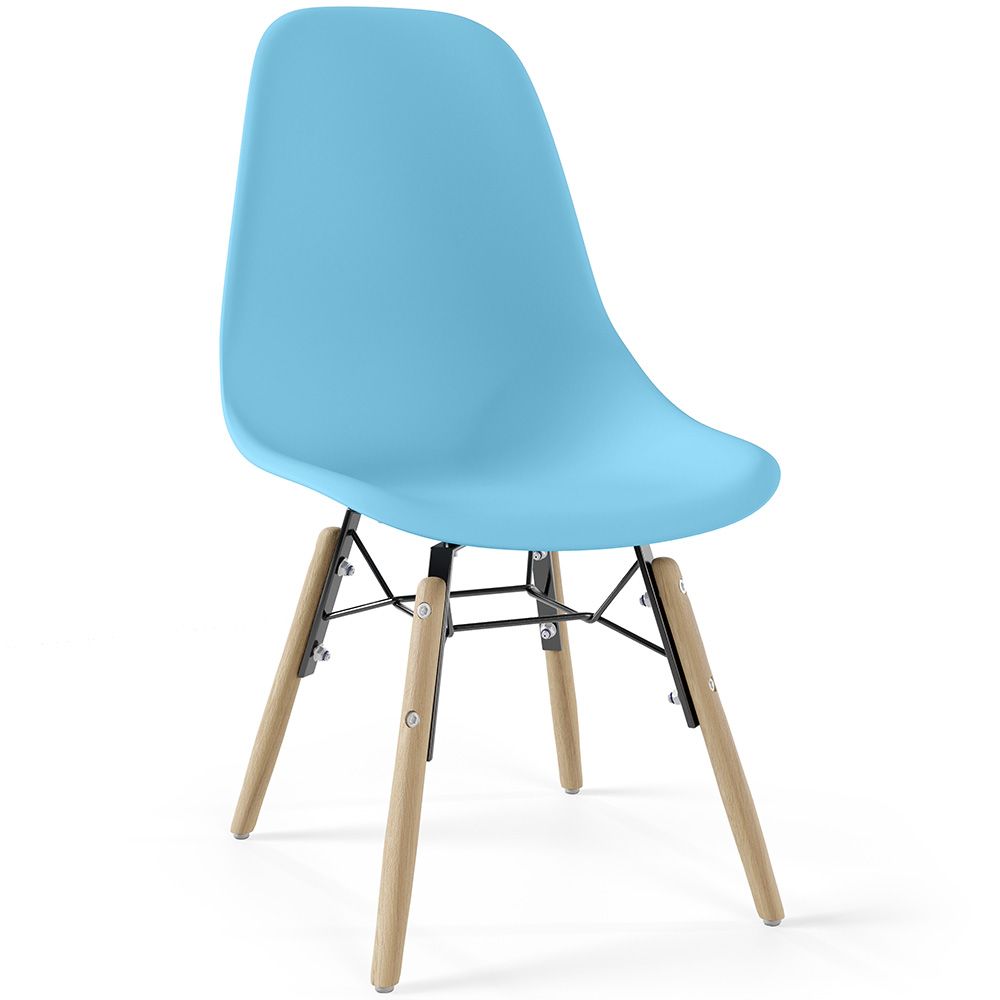 Children's Chair - Scandinavian Design - Wooden Legs - Skögur image 8