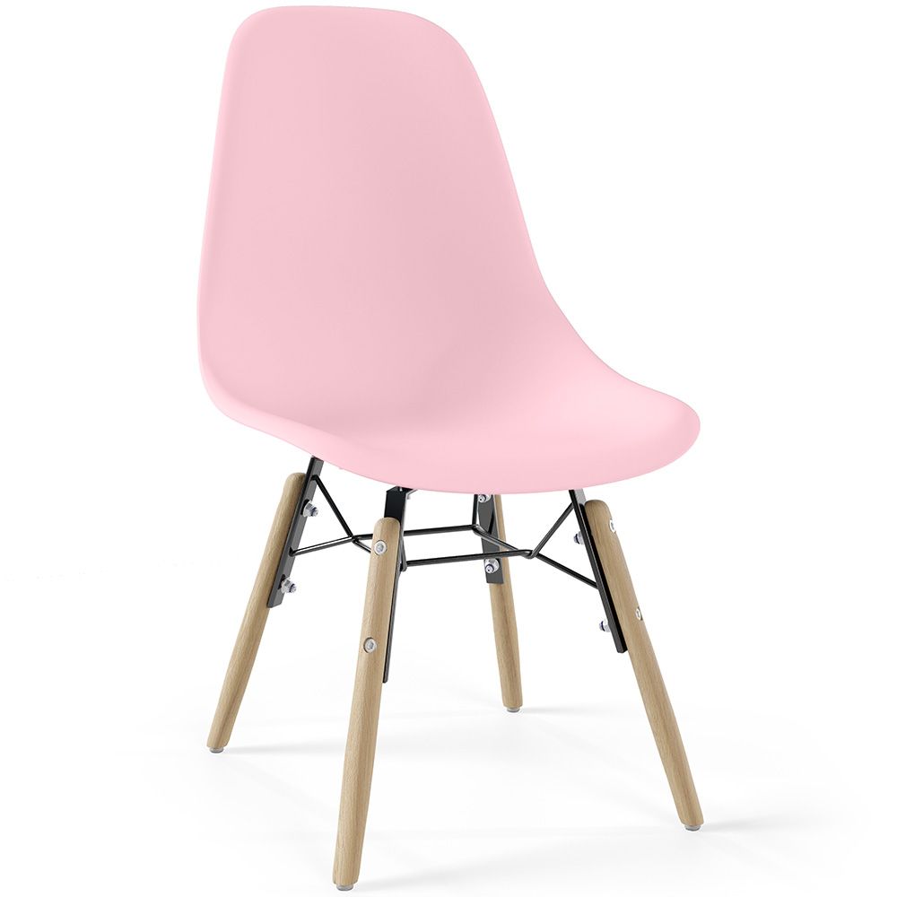 Children's Chair - Scandinavian Design - Wooden Legs - Skögur image 8