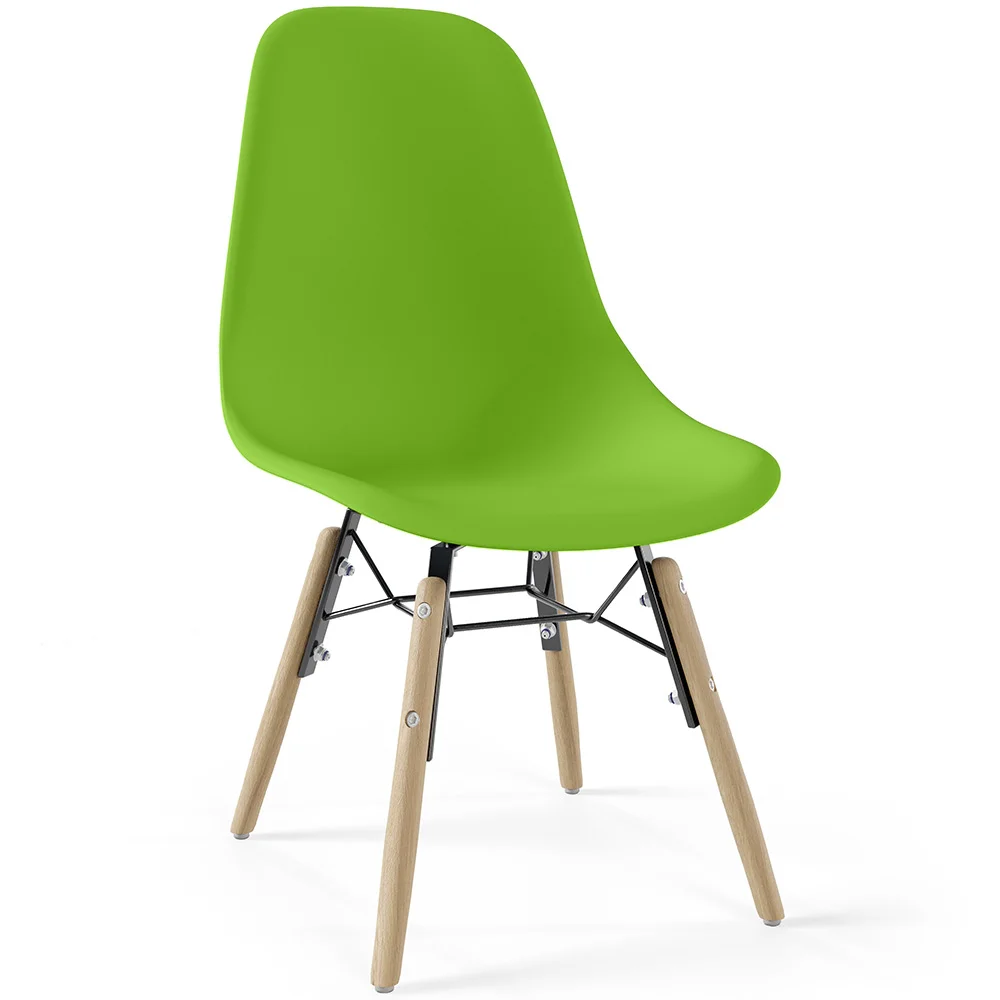 Children's Chair - Scandinavian Design - Wooden Legs - Skögur image 8