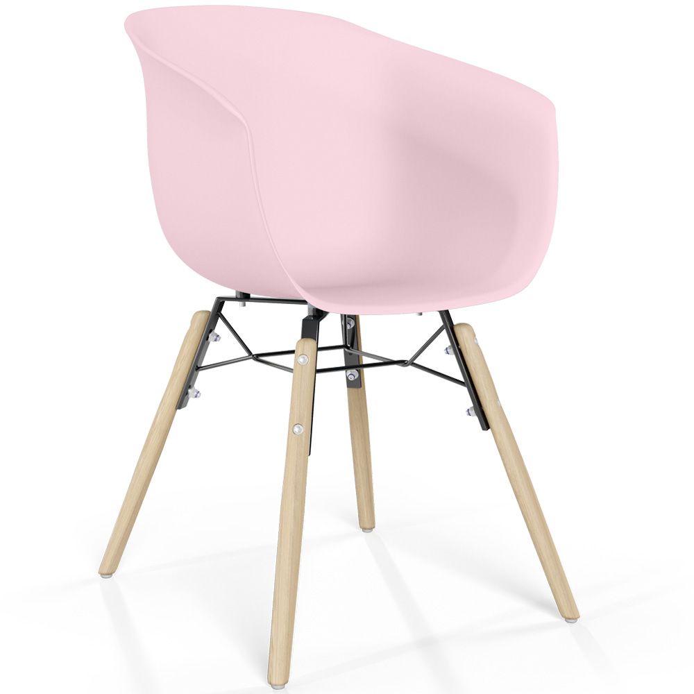 Dining Chair - Scandinavian Design - Natural Wood Legs - Polin image 8