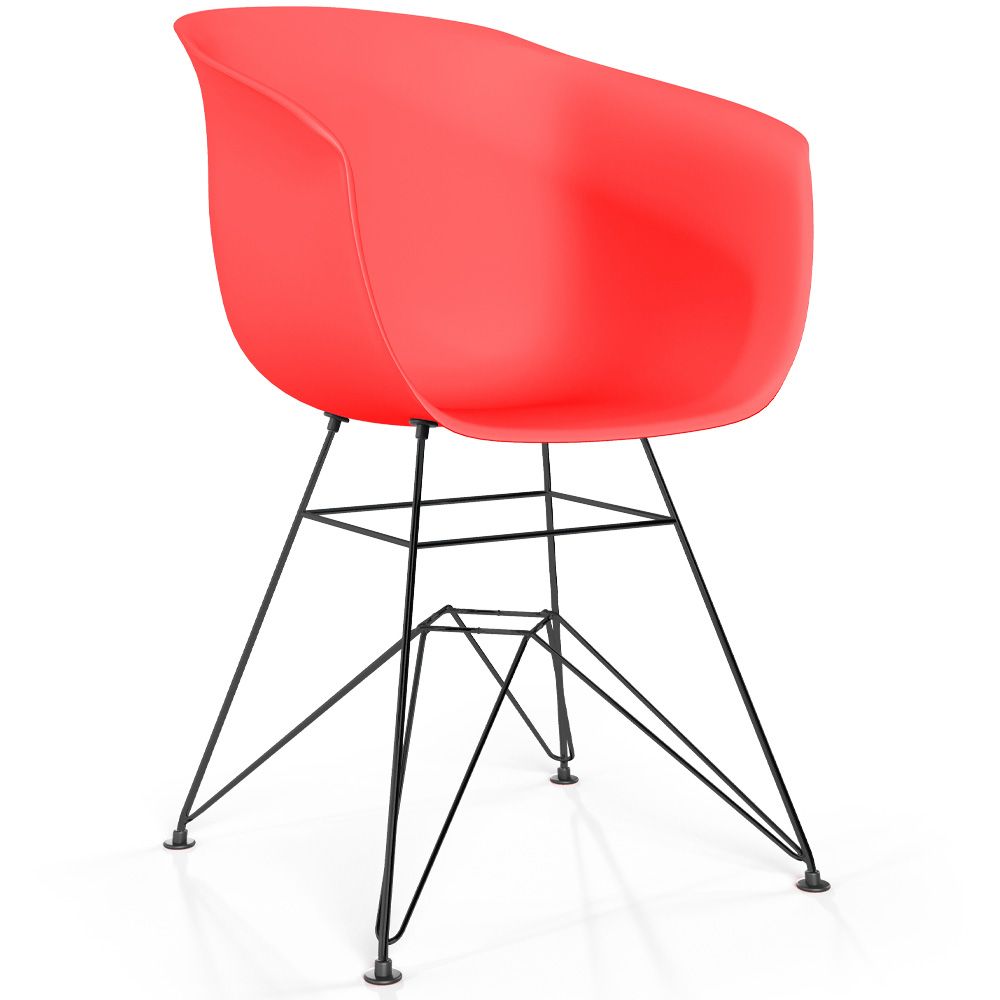 Dining Chair - Scandinavian Design - Black Legs - Polin image 8