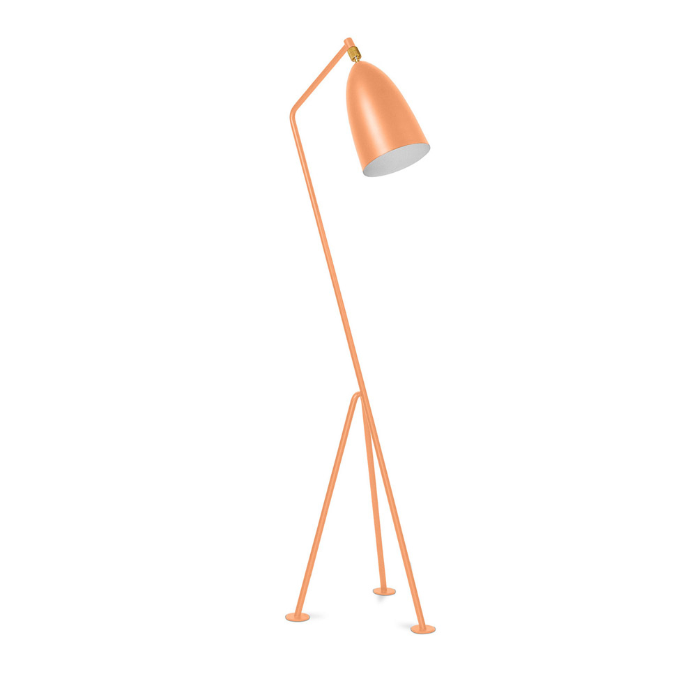  Buy Tripod Design Floor Lamp - Living Room Lamp - Hopper Orange 58260 - in the UK