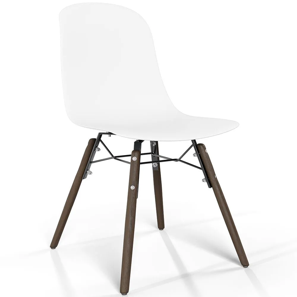 Dining chair with dark wood legs – Modern style and functionality - Broly image 8