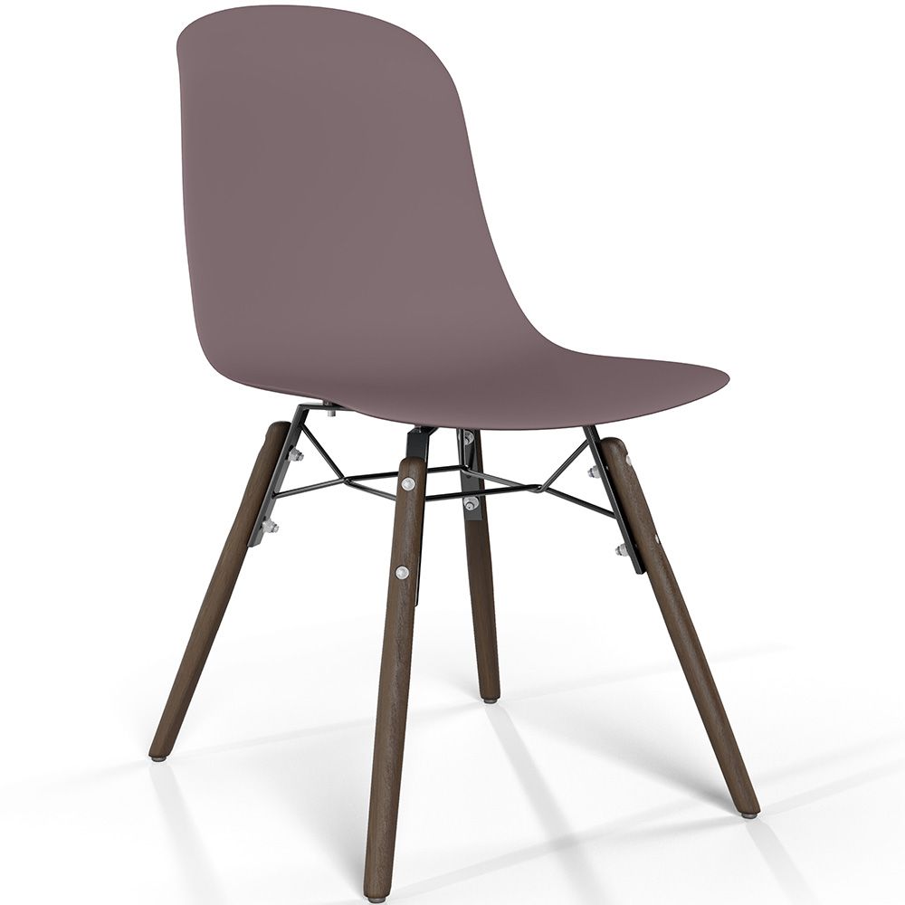 Dining chair with dark wood legs – Modern style and functionality - Broly image 8