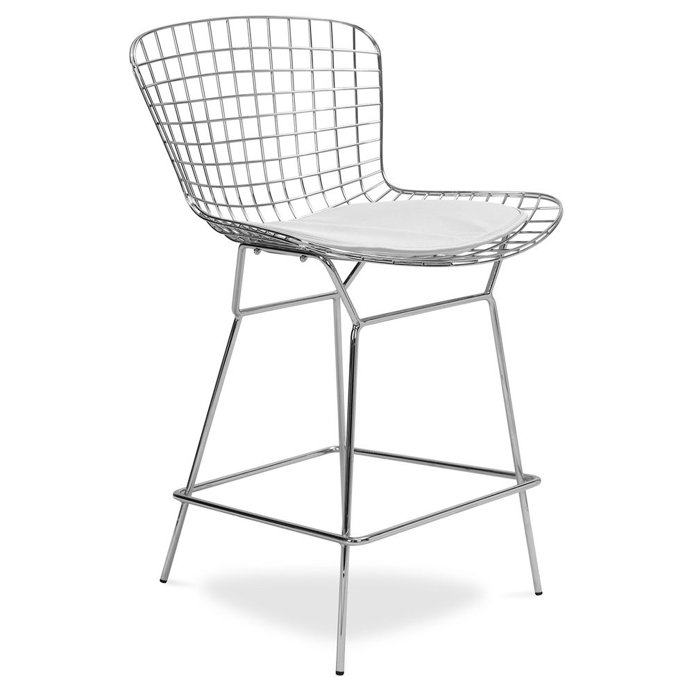 Metal Grid Design Bar Stool - Lived image 8