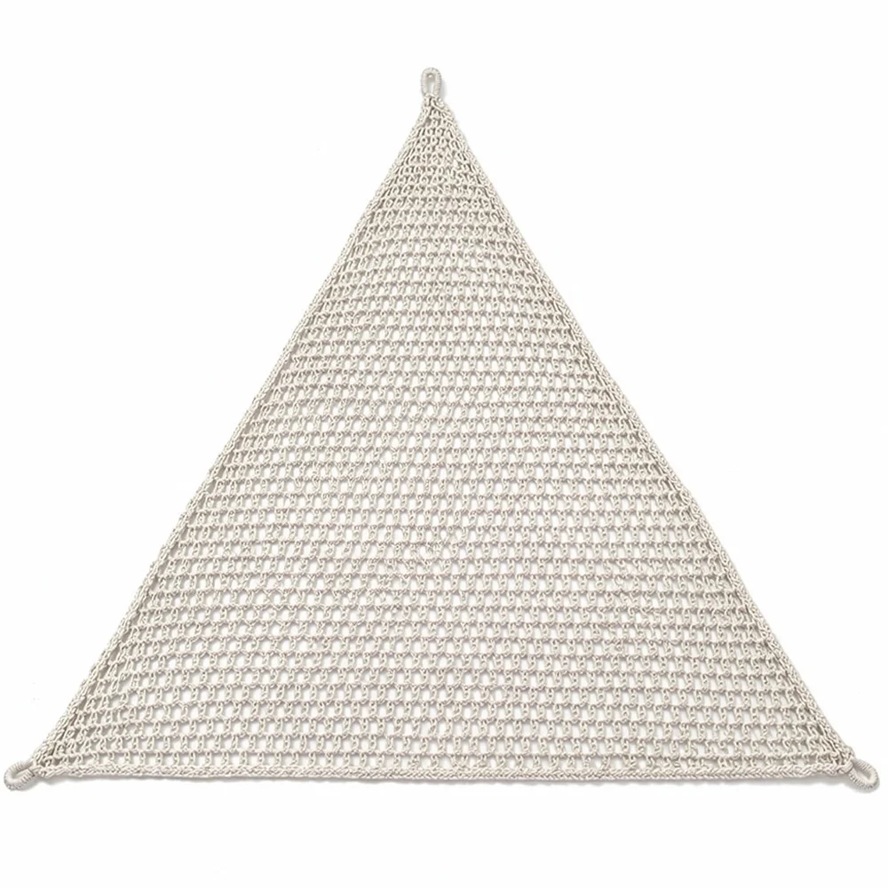 Awning 2x2x2M Macramé - 100 % Natural shade sail image 8