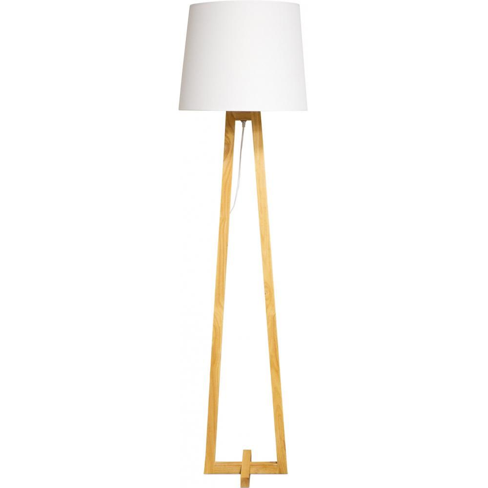 Floor Lamp - Wooden Base - Nordic Style image 8