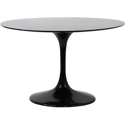  Buy Round Dining Table - 90 cm - Tulip Black 15417 - in the UK