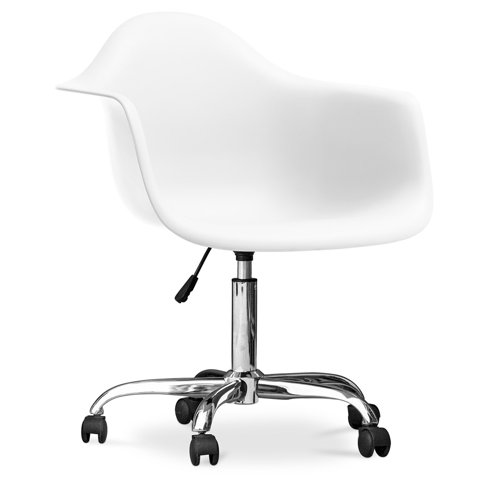  Buy Office Chair with Armrests - Desk Chair with Castors - Weston White 14498 - in the UK