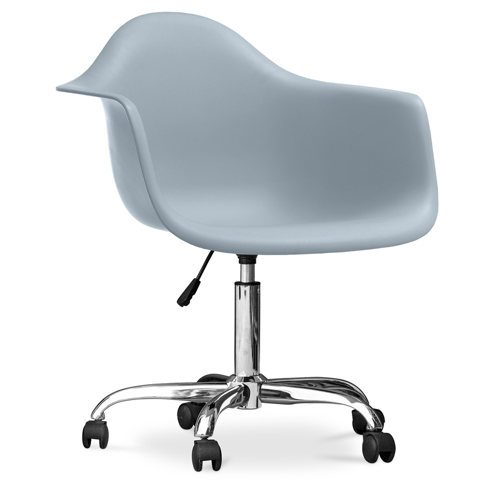  Buy Office Chair with Armrests - Desk Chair with Castors - Weston Light grey 14498 - in the UK