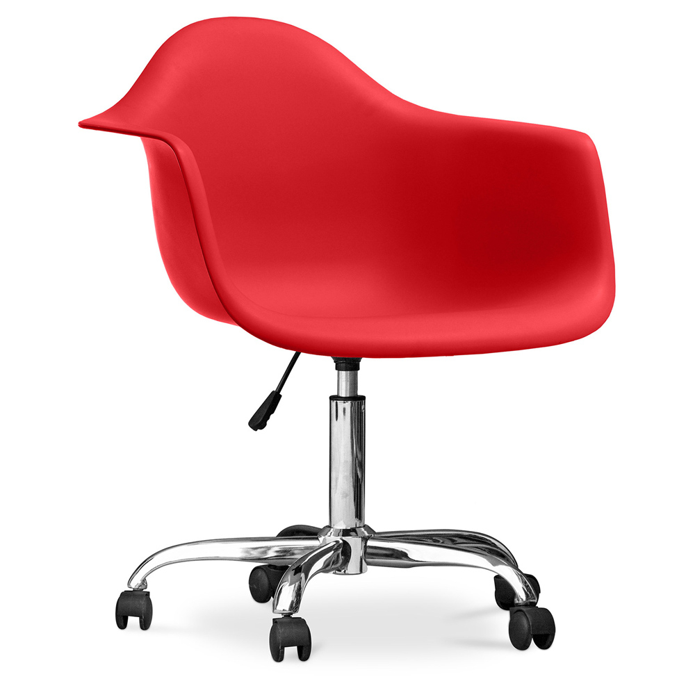  Buy Office Chair with Armrests - Desk Chair with Castors - Weston Red 14498 - in the UK