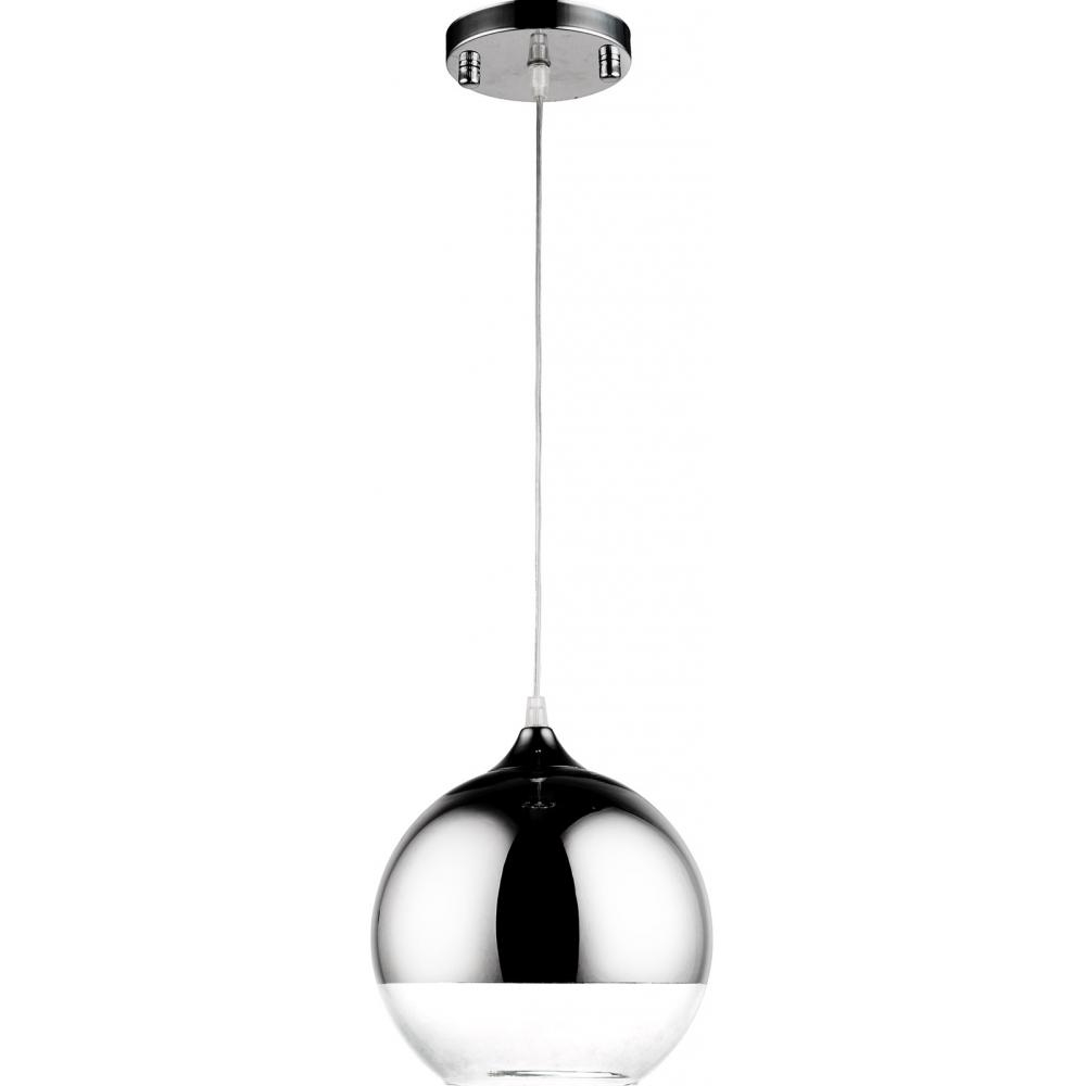  Buy  Globe Design Ceiling Lamp - Chrome Metal Pendant Lamp - 40cm - Speculum Silver 58258 - in the UK