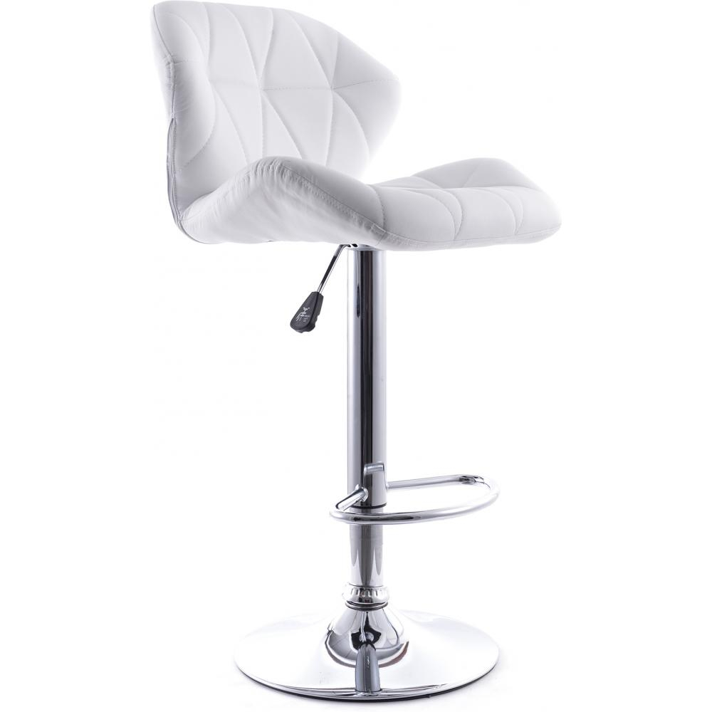 Buy Swivel Design Bar Stool with Backrest- Back White 49746 - in the UK