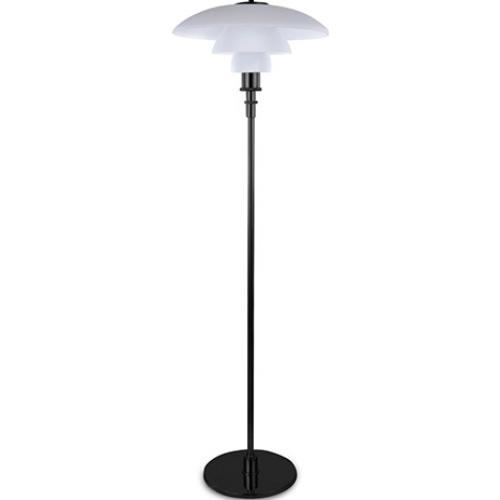  Buy Floor Lamp - Living Room Lamp - Liam Black chrome 15228 - in the UK