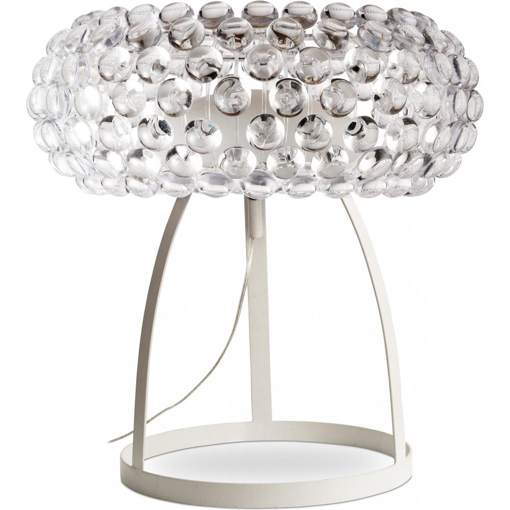  Buy Table Lamp - Crystal Button Living Room Lamp - Large - Savoni Transparent 53531 - in the UK