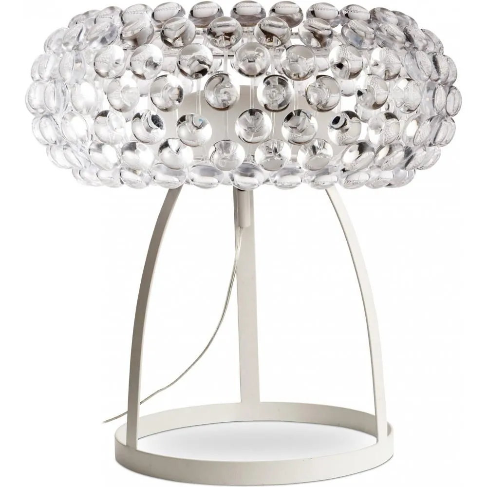 Table Lamp - Crystal Button Living Room Lamp - Large - Savoni image 8