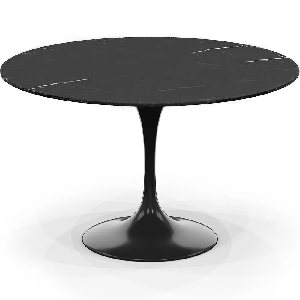 Dining Table Round - 120cm - Marble - Tulip image 8