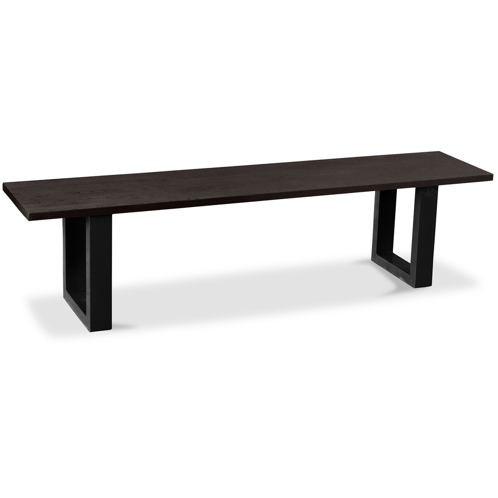  Buy  Industrial Design Bench - Wood and Metal - Bliss Black 58438 - in the UK