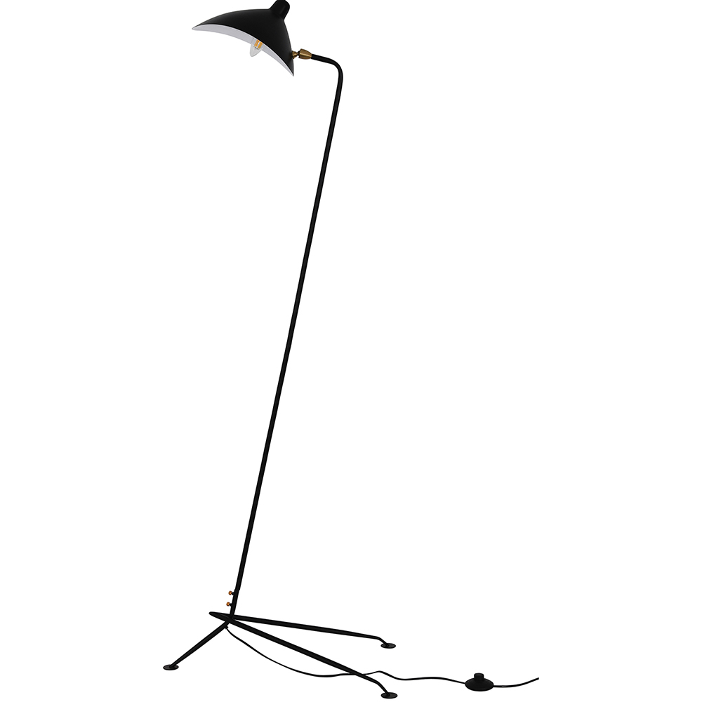  Buy Black Floor Lamp - Living Room Lamp - Giorge Black 58214 - in the UK