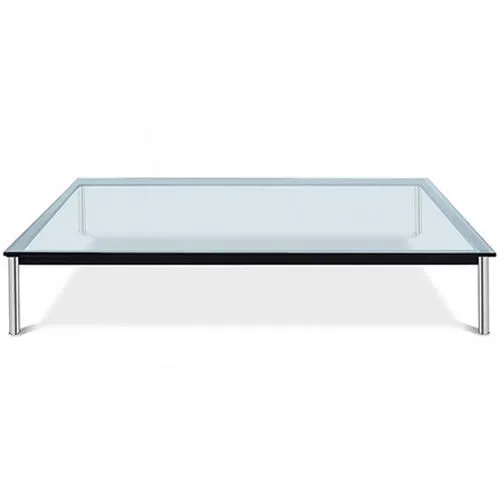 Square coffee table - Glass - 120 cm - Kart image 8
