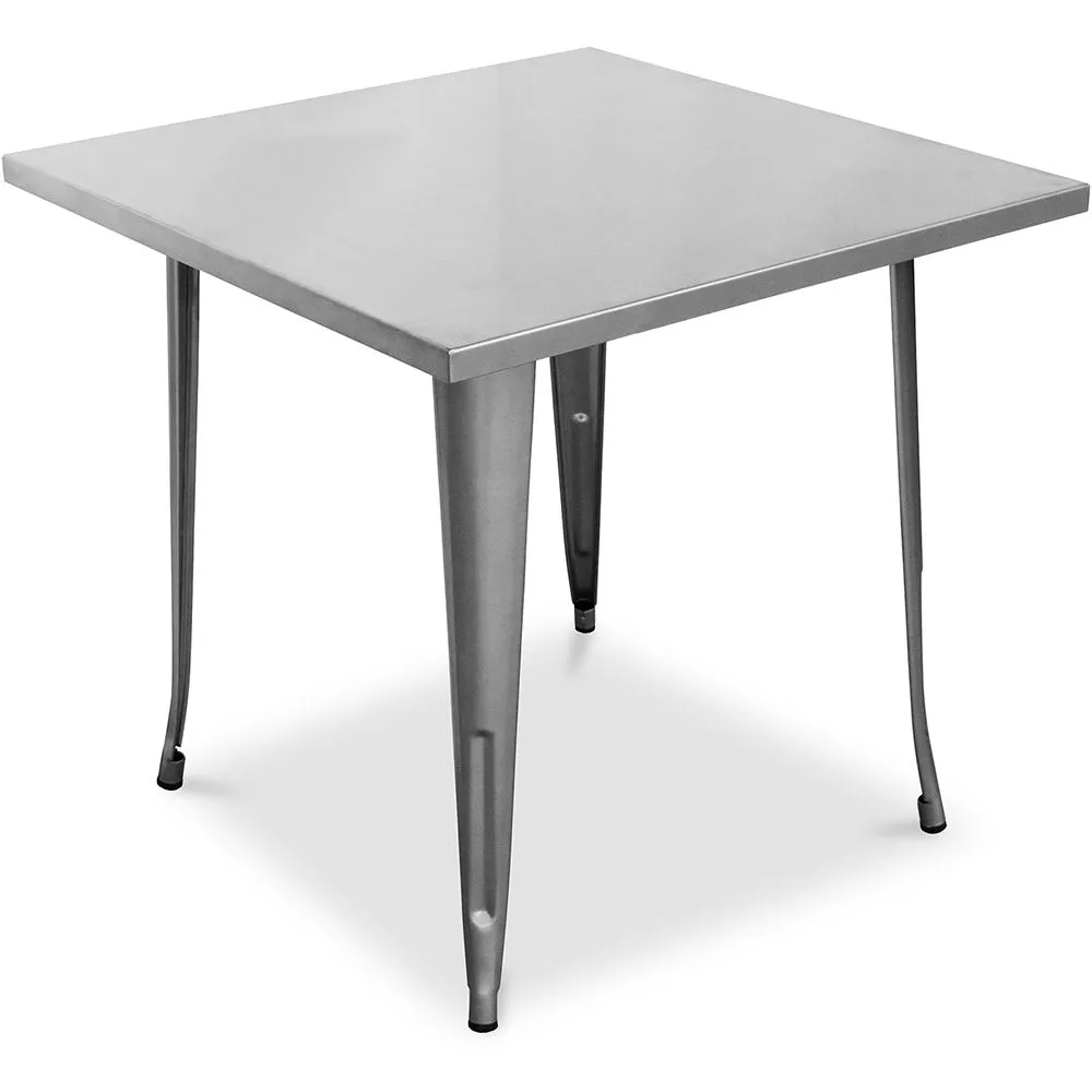 Square Industrial Design Dining Table - Stylix image 8