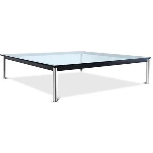Square coffee table - Glass - 80 cm - Kart image 8