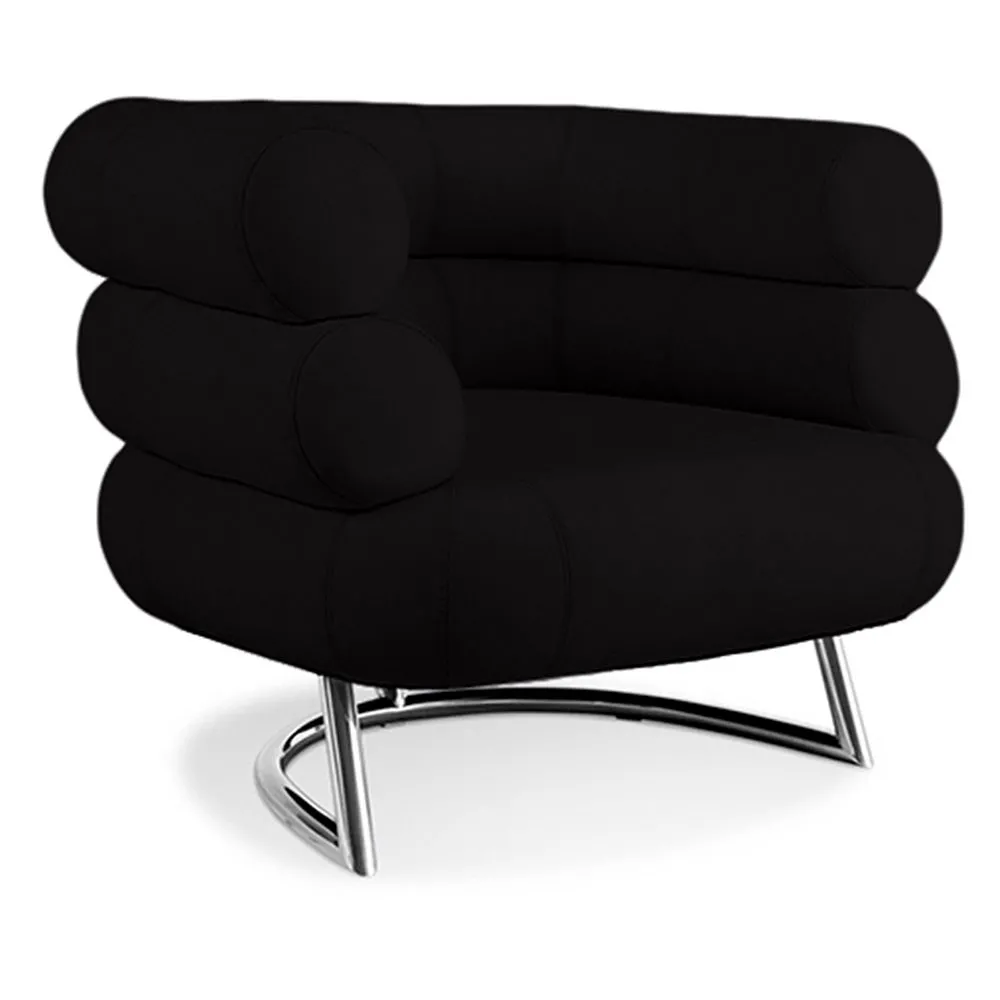Designer armchair - Faux leather upholstery - Bivendun image 8