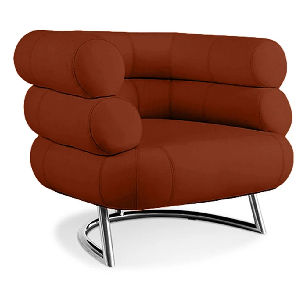 Designer armchair - Faux leather upholstery - Bivendun image 8