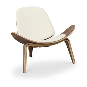 Designer armchair - Scandinavian armchair - Faux leather upholstery - Lucy image 8