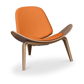 Designer armchair - Scandinavian armchair - Faux leather upholstery - Lucy image 8