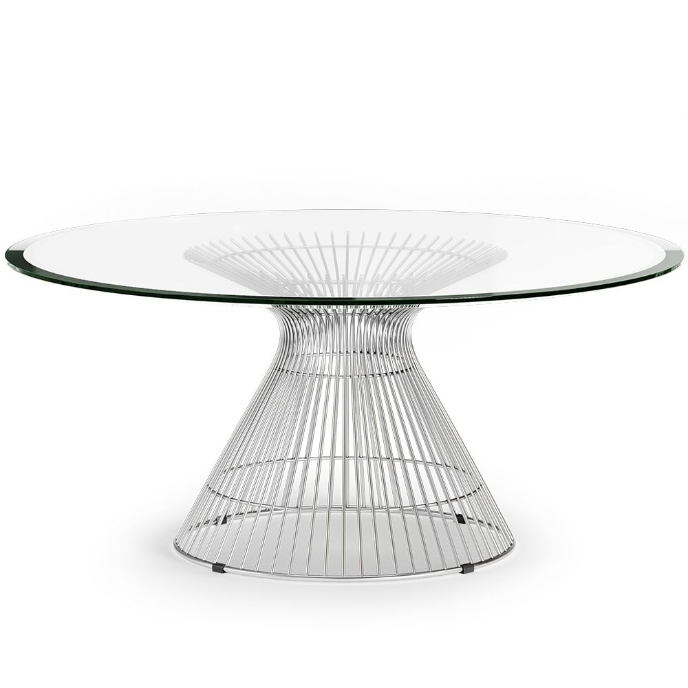 Round Coffee Table - Glass Design - Barrel image 8