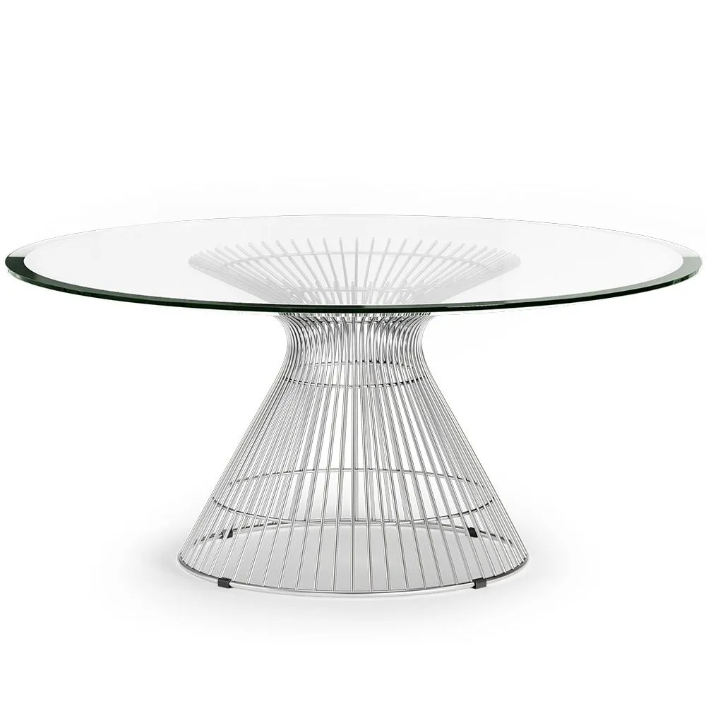 Round Coffee Table - Glass Design - Barrel image 8