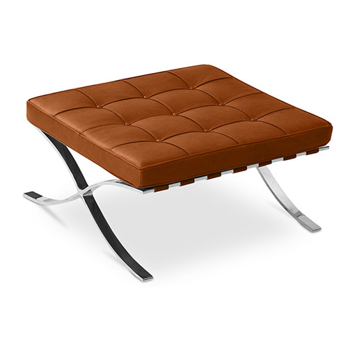  Buy Upholstered Ottoman - Town Brown 58376 - in the UK
