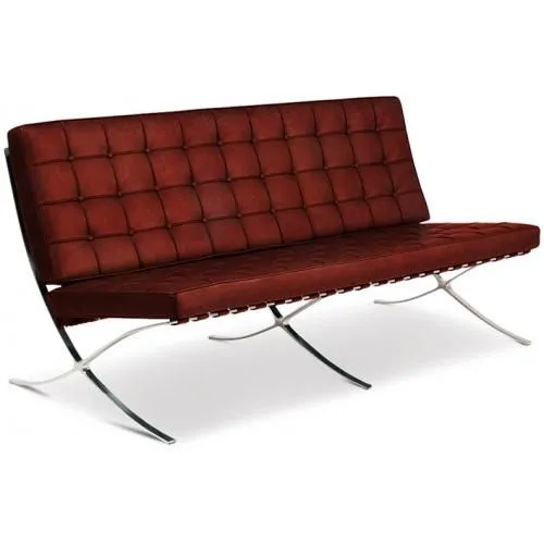 Leather Upholstered Sofa - 3 Seater - Town image 8