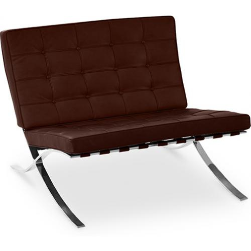  Buy Design Armchair - Upholstered in Leather - Town Chocolate 58261 - in the UK