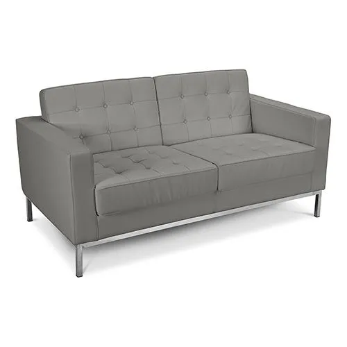 Polyurethane Leather Upholstered Sofa - 2 Seater - Konel image 8