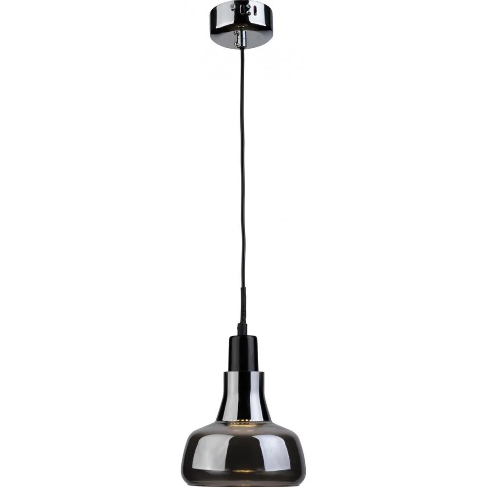 Ceiling Lamp - Pendant Lamp - Chrome Metal - Medium - Blake image 8