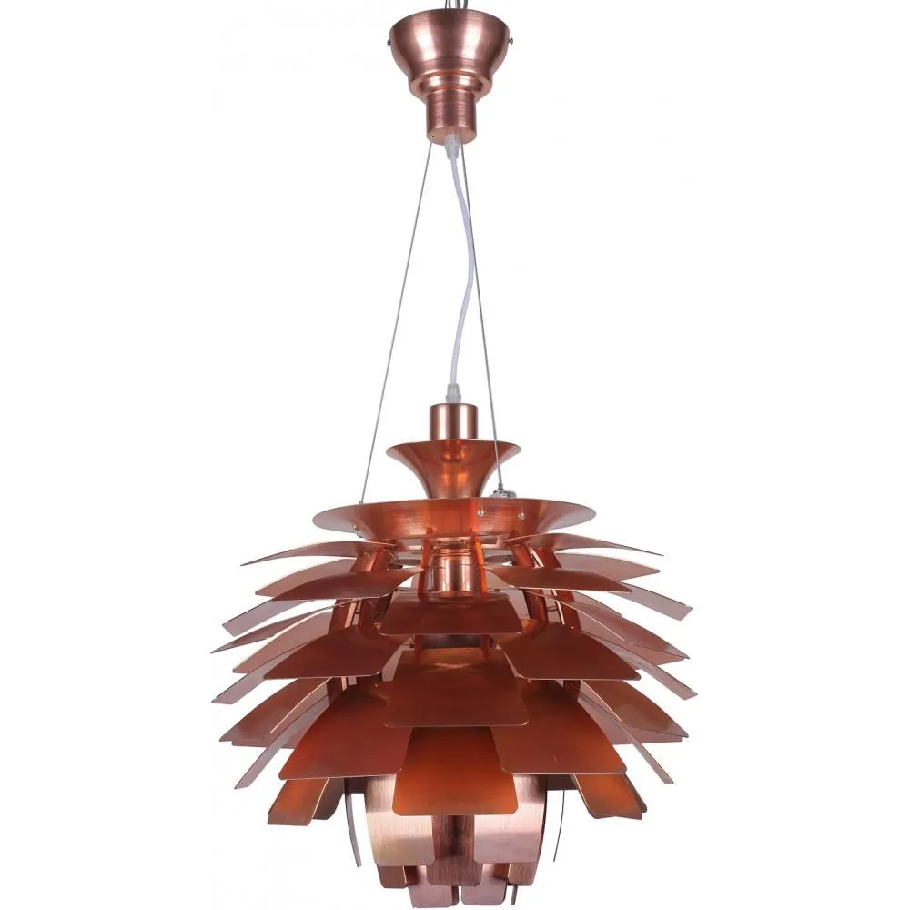 Bronze Ceiling Lamp - Artichoke Design Small Pendant Lamp - Atrich image 8