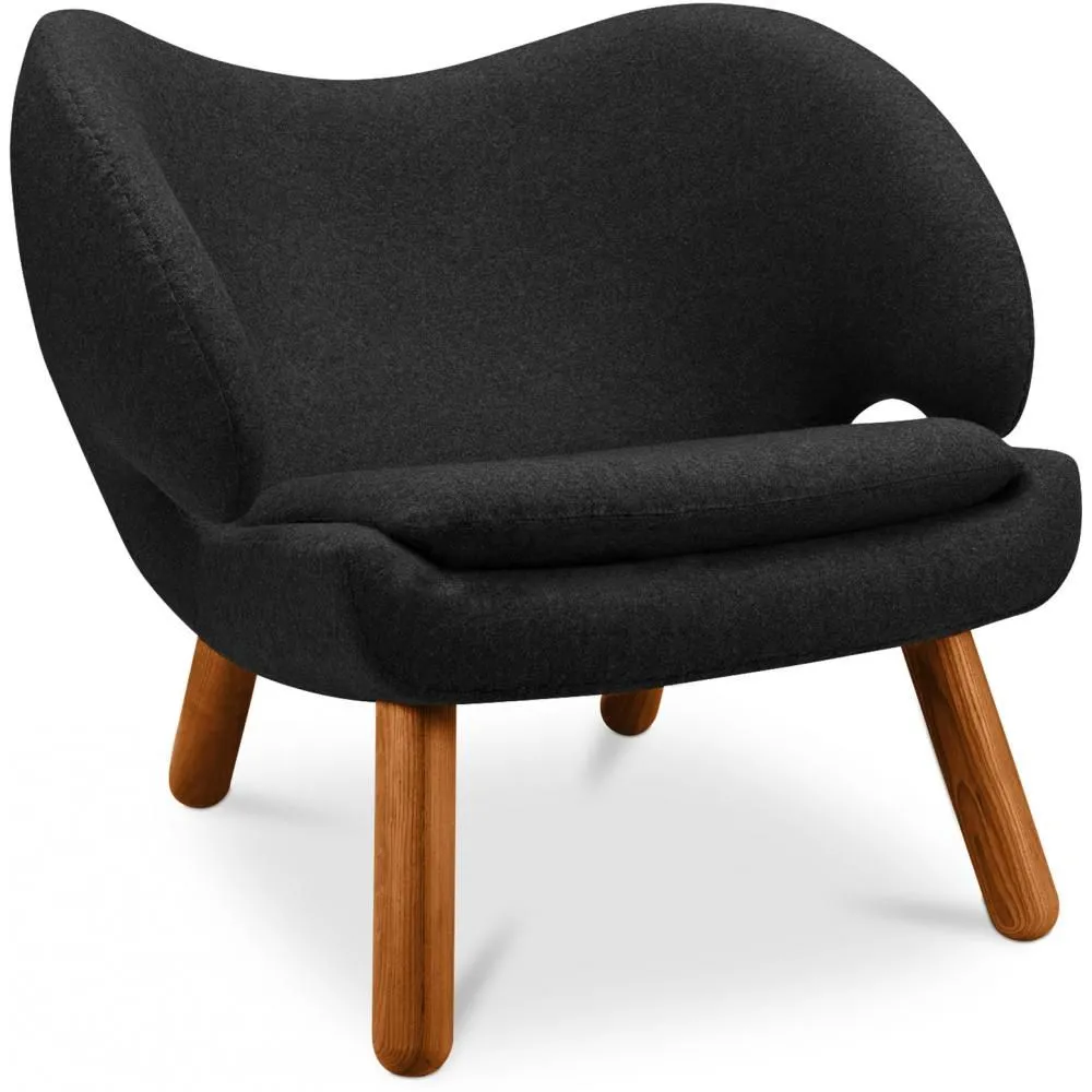 Fabric Upholstered Armchair - Scandinavian Design - Pelitano image 8