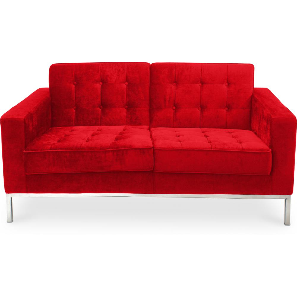  Buy Fabric Upholstered Sofa - 2 Seater - Konel Red 13241 - in the UK