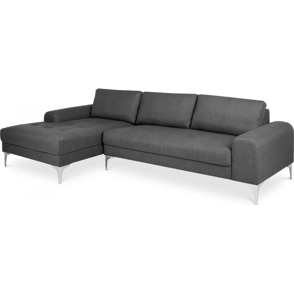 Chaise longue with 5 seats - Upholstered in fabric - Yemy image 8