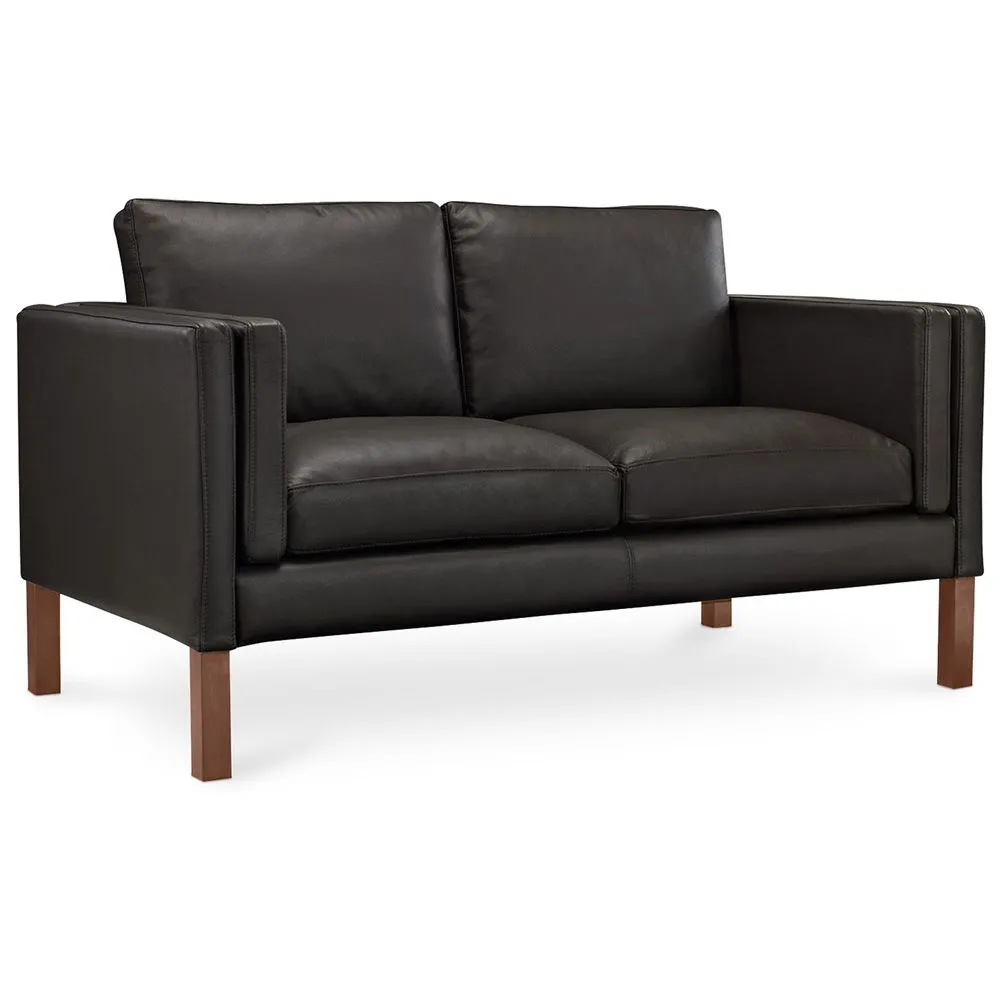 Leather Upholstered Sofa - 2 Seater - Mordecai image 8